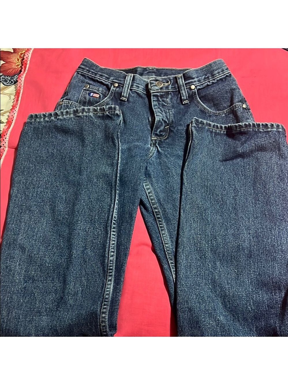 Wrangler 20x Dark Blue Women’s Denim Jeans. Size 3/4 x 34. - Picture 1 of 7